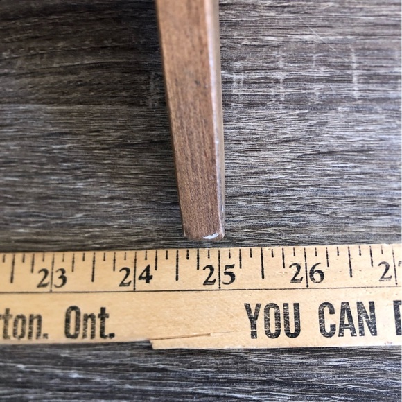 Vtg Solid Wood Skinny Wall Shelf - Picture 9 of 12